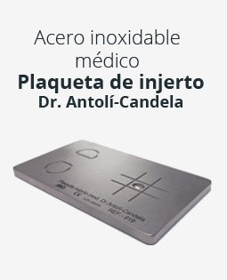 Plaqueta de injerto Dr. Antolí-Candela